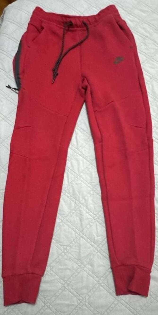 Nike Tech Fleece Joggers Red Sweatpants